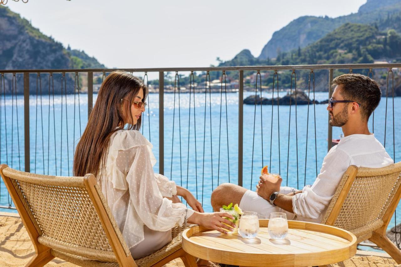 Akrotiri Beach Resort Hotel - Adult Friendly Paleokastritsa Bagian luar foto The Beach Club at the Hotel