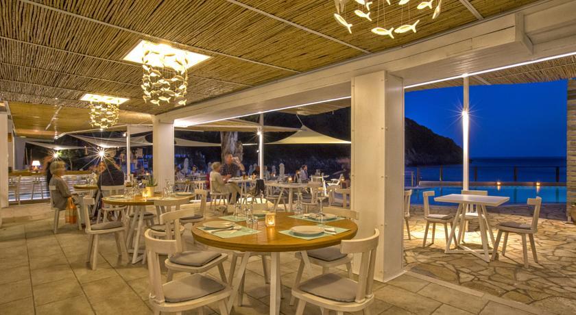 Akrotiri Beach Resort Hotel - Adult Friendly Paleokastritsa Bagian luar foto Restaurant