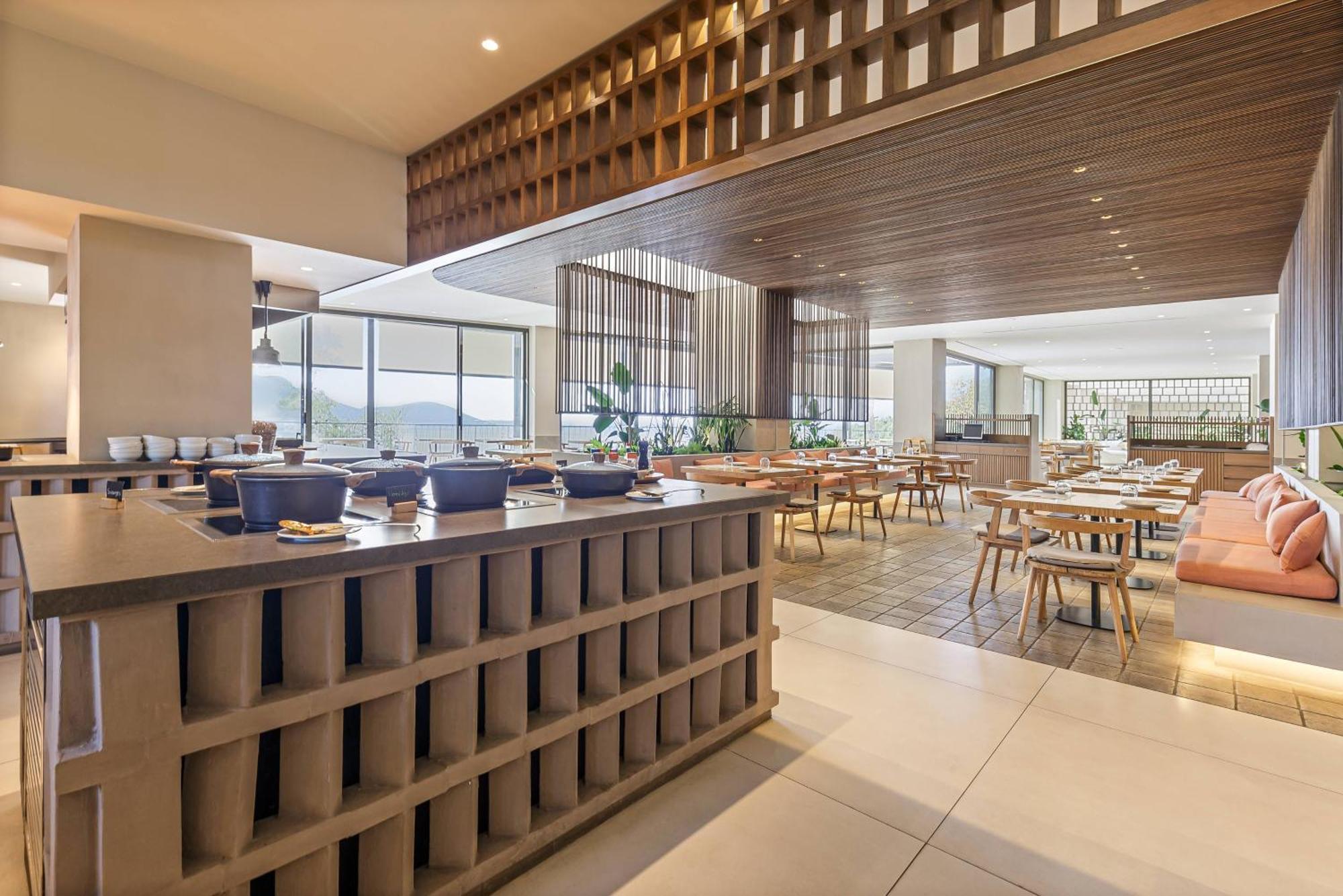 Akrotiri Beach Resort Hotel - Adult Friendly Paleokastritsa Bagian luar foto Restaurant