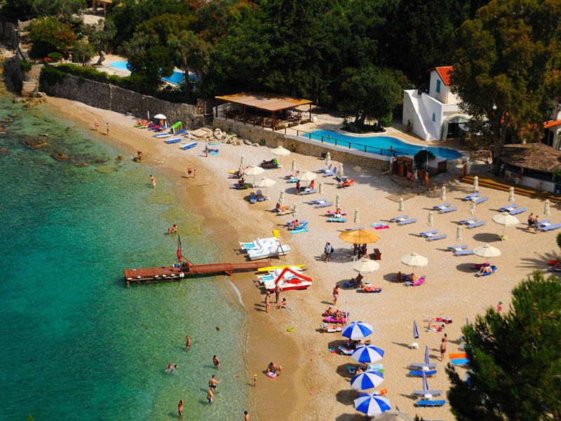 Akrotiri Beach Resort Hotel - Adult Friendly Paleokastritsa Bagian luar foto The beach of Tolo